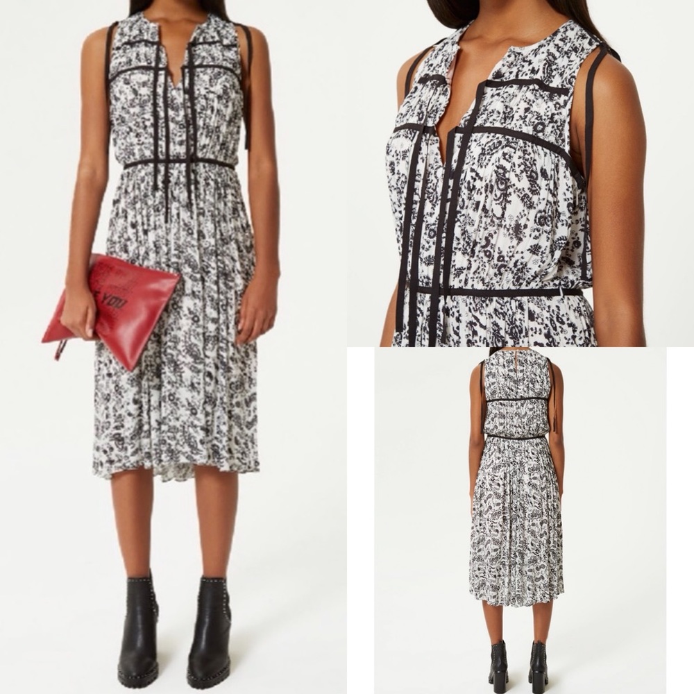 Rebecca Minkoff Thea Midi Dress Size Small